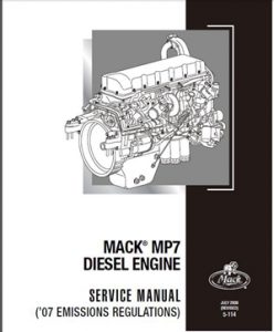 Mack MP7 Diesel Engine Service Manual
